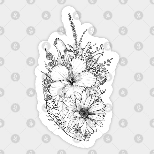 My garden Sticker by VanessArtisticSoul